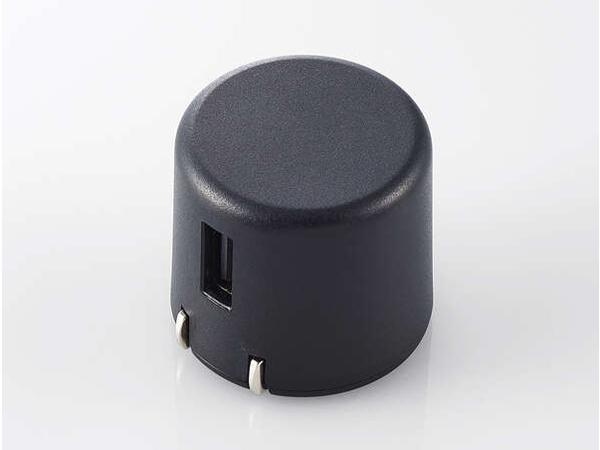 スマート・タブレット用AC充電器/USB-Aメス1P/1.8A出力/ブラック(MPA-ACU08BK)