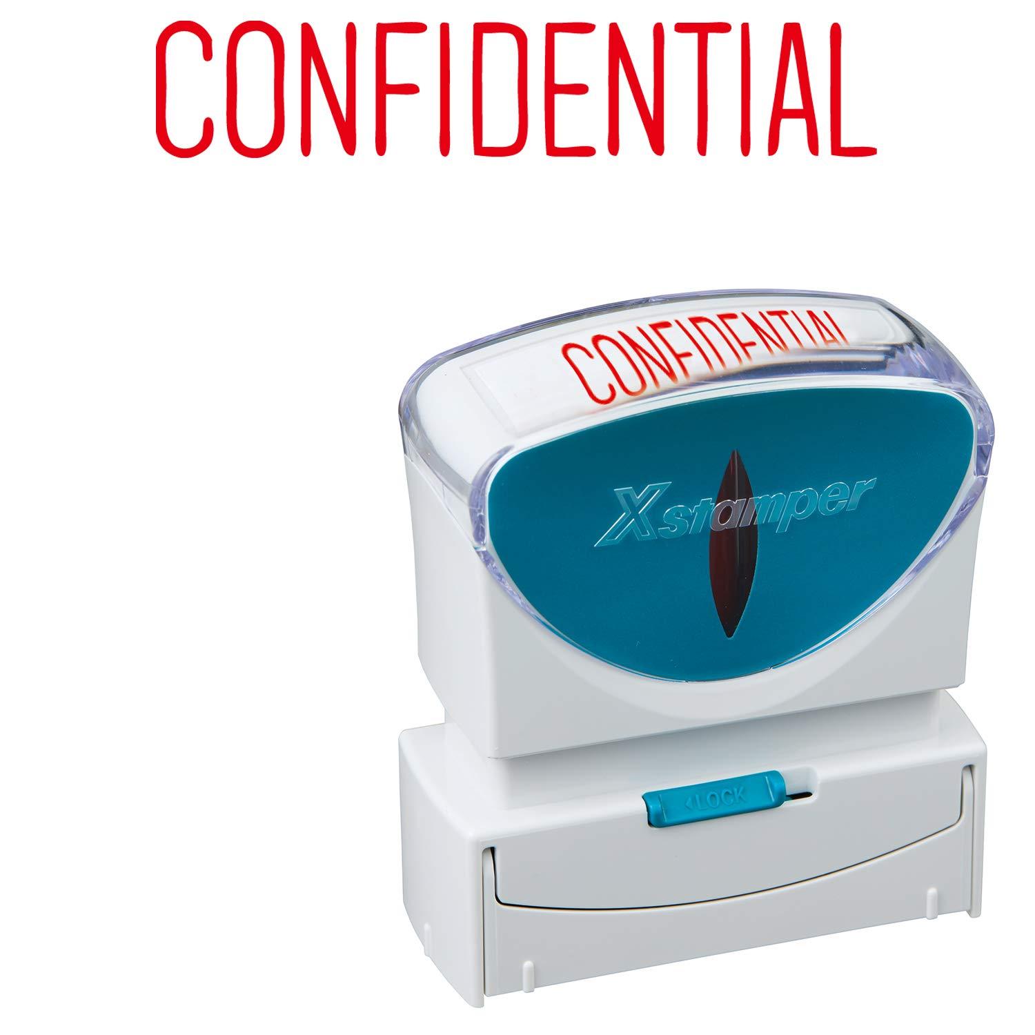 シャチハタ スタンプ ビジネス用 キャップレス B型 赤 CONFIDENTI X2-B-11302