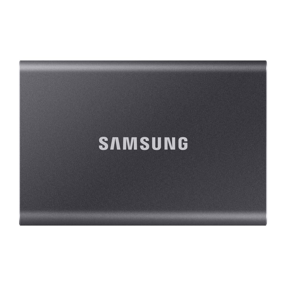 Samsung T7 2TB ő]x1050MB/b USB3.2 Gen2(10Gbps Type-C) OtSSD (|[^uSSD) O[ MU-PC2T0T/EC Kۏؕi