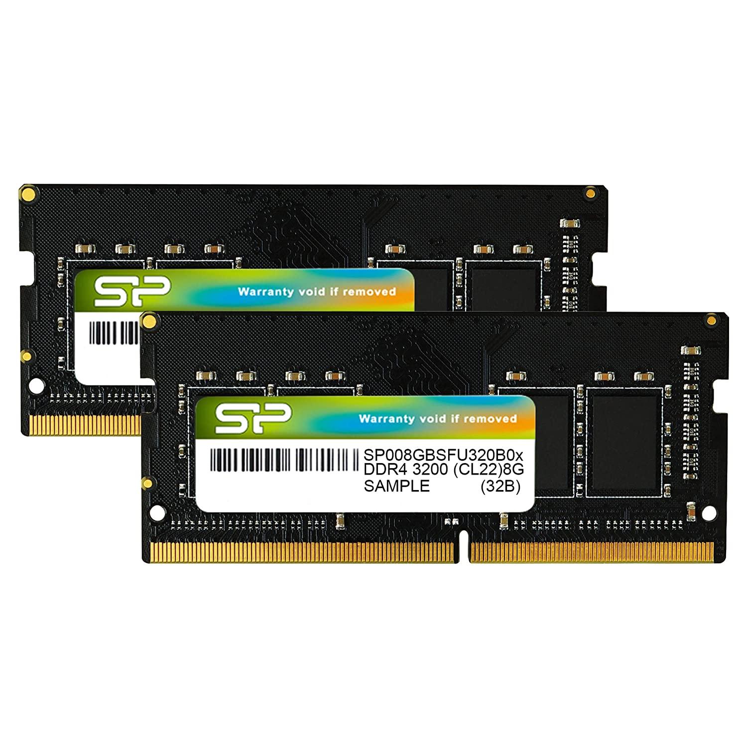 m[gPCp DDR4-3200(PC4-25600) 8GB~2 260Pin 1.2V CL22 ivۏ SP016GBSFU320B22