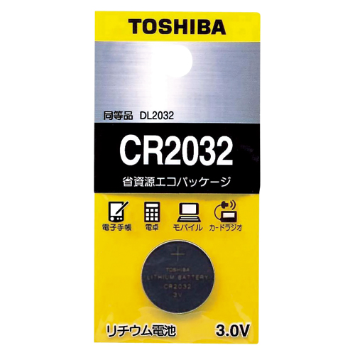 RC``Edr 1pbN CR2032EC  AJ{^dr CR2032 TOSHIBA 