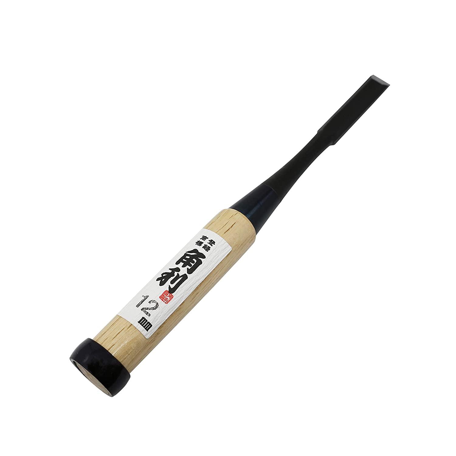 角利 追入のみ 面取 白樫柄 12mm 角利産業(Kakuri Sangyo)
