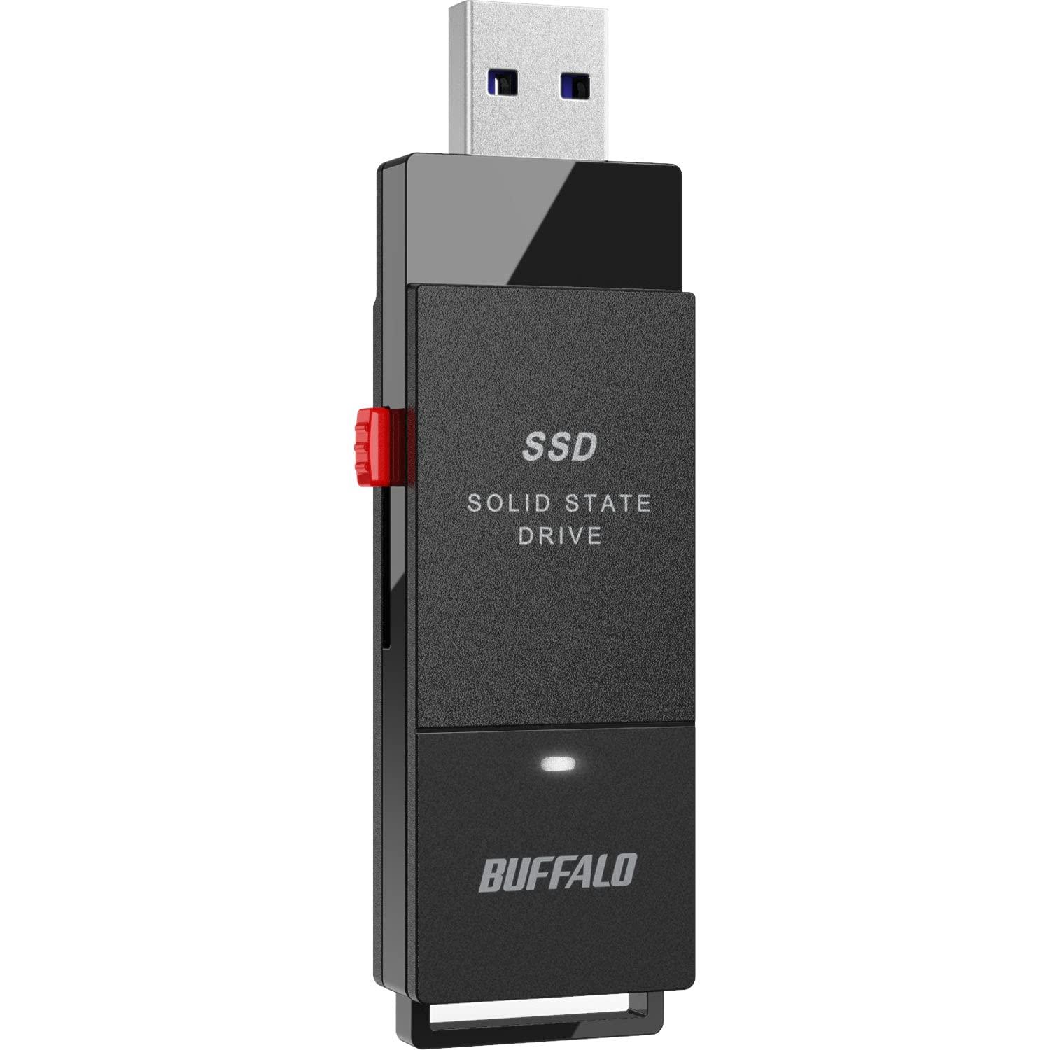 obt@[ SSD Ot 500GB ^ RpNg |[^u PS5/PS4Ή([J[mF) USB3.2Gen1 ubN SSD-PUT500U3-B/N BUFFALO obt@[