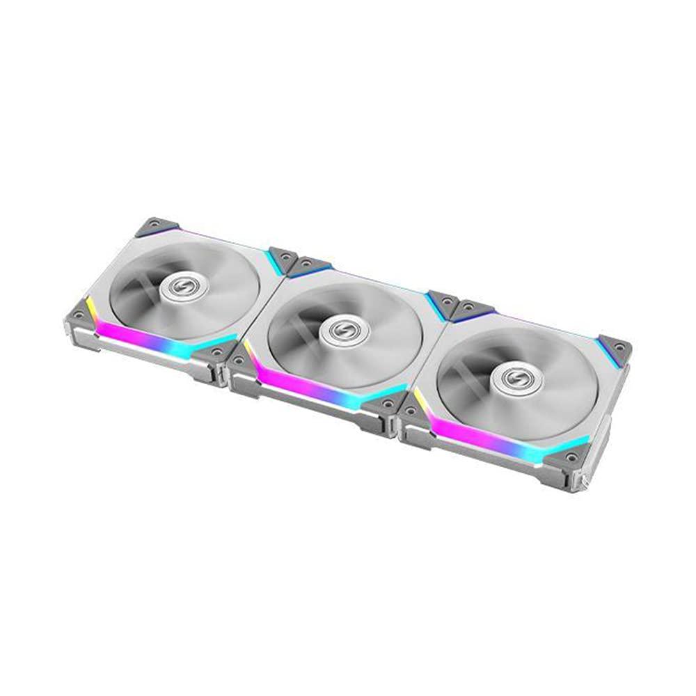 LIANLI A^PCP[Xt@ pLEDRg[\tguL-CONNECTv AhbTuRGBΉ UNI FAN SL120 WT 3Pack(w/controller) {K㗝Xi