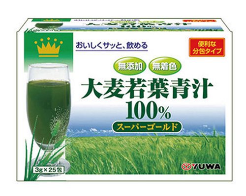  ユーワ スーパーゴールド 大麦若葉青汁100% 3g×25包