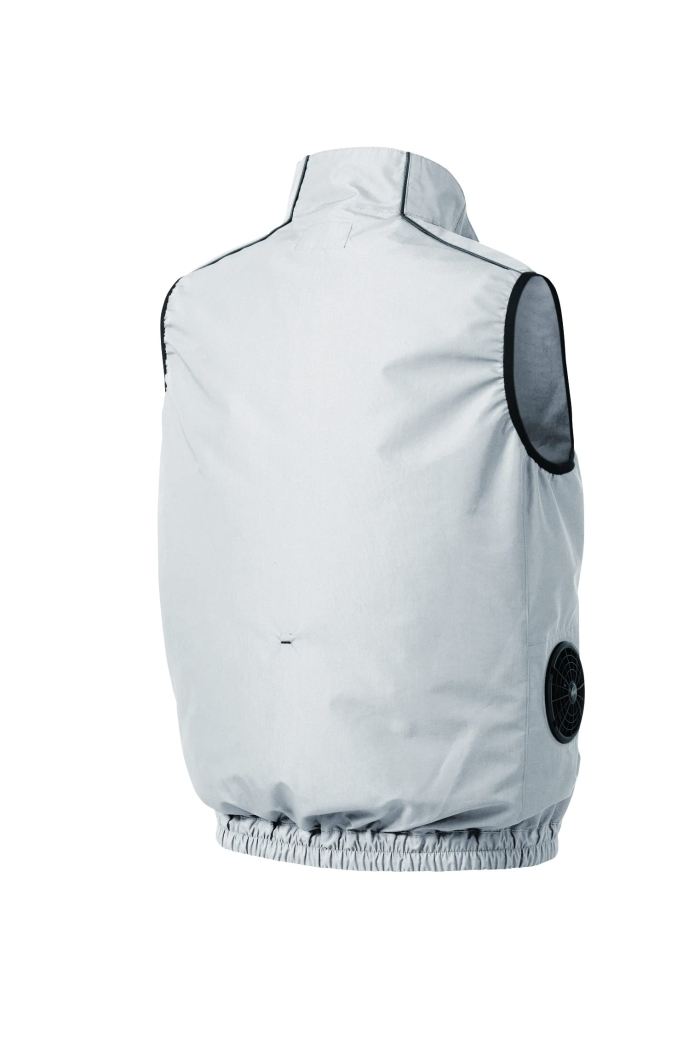 KU91400 空調服 R 綿薄手 タチエリ 服のみ シルバー M