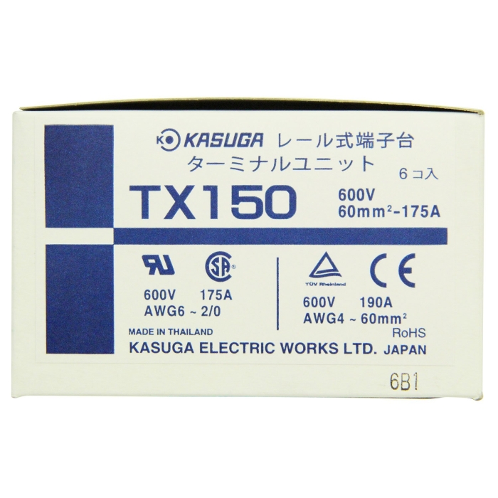 ECJOY!】 春日電機 ターミナルユニット TX150 6ｺｲﾘ【特価￥2,158～】