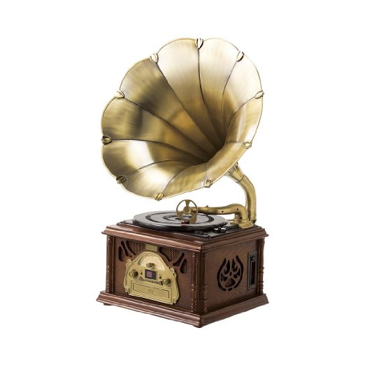 ECJOY!】 fuze 蓄音機型レコードプレーヤーOLD32