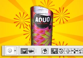 3D compositing and texture editing screenshot